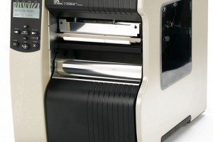 Căn chỉnh nhãn bằng tay máy in Zebra 170Xi4