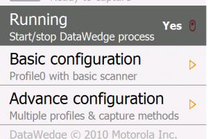 Cài DataWedge máy kiểm kho MC9190-G