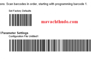 Reset máy đọc mã vạch Zebra DS9208
