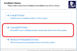 Cách gỡ driver máy in mã vạch Zebra