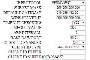 Cấu hình mạng máy in mã vạch Zebra